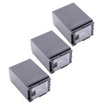 Vhbw 3x batterie compatible avec canon legria hf s30, hg30, s100, hf s21 hd cam�ra vid�o cam�scope (2400mah, ...