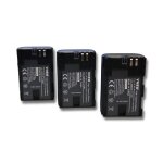 Vhbw 3x batterie compatible avec canon xc10, xc15 appareil photo aprn (2000mah, 7, 2v, li - ion) avec ...