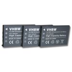 Vhbw 3x batterie compatible avec casio exilim ex - s100, ex - z11, ex - s500, ex - s600, ex - s880, ex ...