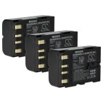 Vhbw 3x batterie compatible avec jvc dvl300, dvl205, dvl305, dvl160, dvl157, dvl200, dvl167, dvl150 camra ...