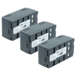 Vhbw 3x batterie compatible avec jvc gr - ax655u, gr - ax720, gr - ax710u, gr - ax720u, gr - ax70, gr ...