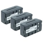 Vhbw 3x batterie compatible avec jvc gr - axm50u, gr - axm40u, gr - axm500, gr - axm4u, gr - axm30u, ...