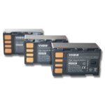 Vhbw 3x batteries compatible avec jvc gz - mg330, gz - mg330aex, gz - mg330heg cam�ra vid�o cam�scope ...
