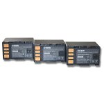 Vhbw 3x batterie compatible avec jvc gz - ms95eu cam�ra vid�o cam�scope (2100mah, 7, 2v, li - ion) avec ...