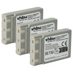 Vhbw 3x batterie compatible avec konica minolta revio kd - 310, kd - 420z, kd - 410z, kd - 500z, kd - ...