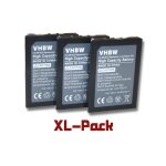 Vhbw 3x batteries compatible avec nikon coolpix 2500, 3500, sq appareil photo, reflex numrique (800mah, ...