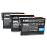 Vhbw 3x batterie remplacement pour nikon en - el15, en - el15b, en - el15a, en - el15c pour appareil ...