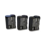 Vhbw 3x batteries compatible avec nikon poigne  pile mb - d18, mb - n10 appareil photo, reflex numrique ...