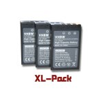 Vhbw 3x batterie compatible avec olympus om - d e - m10 mark iv appareil photo (900mah, 7, 2v, li - ion) ...