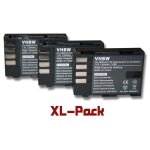 Vhbw 3x batterie compatible avec panasonic lumix dc - gh5, dc - gh5l, dc - gh5m, dmc - g9, dmc - gh3 ...