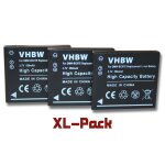 Vhbw 3x batterie compatible avec panasonic lumix dmc - fp7a, dmc - fp7, dmc - fp7k, dmc - fp5k, dmc - ...