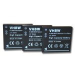 Vhbw 3x batteries compatible avec panasonic lumix dmc - ts20, dmc - ts20a, dmc - ts20d, dmc - ts20k appareil ...