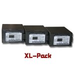 Vhbw 3x batteries compatible avec panasonic nv - ds88, nv - ds89, nv - ds99, nv - ds990, nv - dx3 cam�ra ...