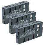 Vhbw 3x batterie compatible avec panasonic nv - r50e, nv - rj16, nv - r65e, nv - r500, nv - r500ew, nv ...