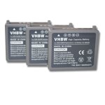 Vhbw 3x batteries compatible avec panasonic sdr - s200eg - s, sdr - s300, sdr - s300eg - s camra vido ...
