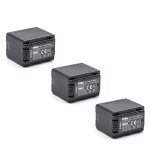 Vhbw 3x batterie compatible avec panasonic sdr - t76, sdr - t55, sdr - t71, sdr - t70 camra vido camscope ...