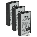 Vhbw 3x batterie compatible avec polaroid z230e, z2300, cza - 05300 pogo appareil photo (600mah, 7, 4v, ...