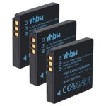 Vhbw 3x batterie remplacement pour panasonic dmw - bce10, cga - s008, vw - vbj10e, dmw - bce10e, vw - ...