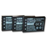 Vhbw 3x batteries remplacement pour panasonic cga - s301, vq - vba12, vw - vba10 pour appareil photo ...