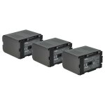 Vhbw 3x batterie remplacement pour panasonic cgr - d220, cgr - d16a, cgr - d16, cgr - d16se / 1b pour ...