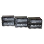 Vhbw 3x batterie remplacement pour sony np - fm30, np - fm50, np - fm70, np - fm90, np - fm91 pour camra ...