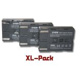 Vhbw 3x batterie compatible avec samsung vp - d270, vp - d31, vp - d33, vp - d 323i, vp - d 327i, vp ...