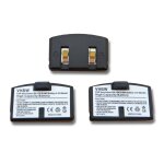 Vhbw 3x batteries compatible avec sennheiser ri 250, set 2500, ri 150, ri 250 s, ri 250 j casque audio, ...