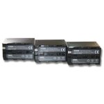 Vhbw 3x batterie compatible avec sony gv - d200, gv - d800, hdr - fx7(e), hdr - ax2000e, hdr - ax2000, ...
