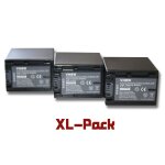 Vhbw 3x batteries compatible avec sony hdr - pj10, hdr - pj10e, hdr - pj200, hdr - pj200e cam�ra vid�o ...
