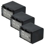 Vhbw 3x batterie compatible avec sony hdr - pj330e, hdr - pj320ve, hdr - pj320eb camra vido camscope ...