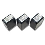 Vhbw 3x batterie compatible avec sony hdr - ux19e, hdr - ux3(e), hdr - ux7(e) camra vido camscope ...