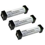 Vhbw 3x batteries compatible avec sony mdr - rf820r, mdr - rf850r casque audio, �couteurs sans fil (700mah, ...