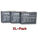 Vhbw 3x batterie compatible avec samsung wb201f, wb251f, wb251, wb250, wb350f, wb250f, wb280f, wb2100, ...