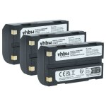 Vhbw 3x batterie compatible avec telxon tsc1 data collector appareil photo (2600mah, 7, 4v, li - ion) ...