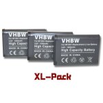 Vhbw 3x batterie remplacement pour sony np - bx1 pour appareil photo (1000mah, 3, 6v, li - ion)