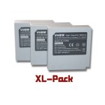 Vhbw 3x batterie compatible avec samsung vp - mx10, vp - mx10a, vp - mx10ah, vp - mx10au cam�ra vid�o ...