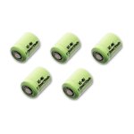 Vhbw 5x cellules de batterie remplacement pour 1 / 3aaa pour mod�le rc (150mah, 1, 2v, nimh)