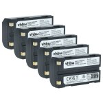 Vhbw 5x batterie compatible avec hemisphere s320 gnns, s320 appareil photo (2600mah, 7, 4v, li - ion) ...