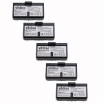Vhbw 5x batteries compatible avec sennheiser set 200, set 100 j, is 550 casque audio, �couteurs sans ...