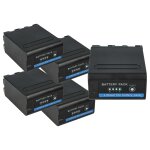 Vhbw 5x batterie compatible avec yongnuo yn - 300lediii cri 95 + 5500k, yn - 300lediii 3200 - 5500k cri ...