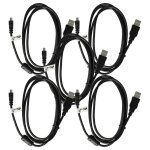 Vhbw 5x cble de donnes usb (usb standard type a vers appareil photo) compatible avec panasonic lumix ...