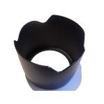Vhbw pare - soleil compatible avec canon ef 24 - 70mm f / 2. 8l usm objectif 77mm - cache noir, plastique, ...