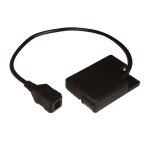 Vhbw adaptateur batterie factice compatible avec nikon coolpix p7700, p7100, p7000, p7800 appareil photo, ...