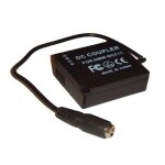 Vhbw adaptateur batterie factice compatible avec panasonic dmw - ble9e, dmw - blg10, dmw - ble9 appareil ...