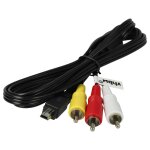 Vhbw adaptateur en composite audio - video remplacement pour canon avc - dc400 pour appareil photo - ...