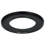 Vhbw adaptateur de filtre step - up 46mm - 67mm pour objectif d'appareil photo, m�tal noir