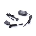 Vhbw adaptateur secteur bloc d'alimentation compatible avec canon eos m3, m5, m6, m6 mark ii, rebel sl2, ...