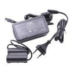 Vhbw adaptateur secteur bloc d'alimentation compatible avec nikon d810a, d7500, d850, z6, z7, 1 v1 appareil ...