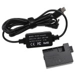 Vhbw alimentation usb compatible avec canon eos 1000d, 450d, 500d, kiss f appareil photo num�rique - ...
