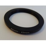 Vhbw bague d'adaptation de filtre step - down de 52 mm vers 43 mm pour objectif d'appareil photo - r�ducteur, ...